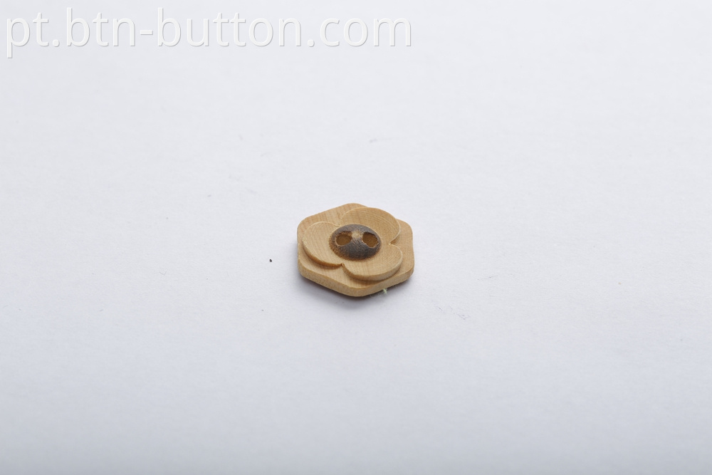 Custom wooden buttons for shirts